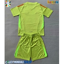 Maglie da calcio Italia Portiere Prima Maglia Bambino Europei 2024 Manica Corta (+ Pantaloni corti)